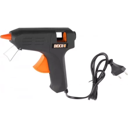 Пистолет DEXX клеевой (термоклеящий) электрический, 40Вт/220В, 11мм 06803-40-11 купить в Тюмени