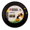 Леска для триммера витой квадрат, 2,7мм х 196м, на DIN катушке FLEX CORD// Denzel 96299 купить в Тюмени