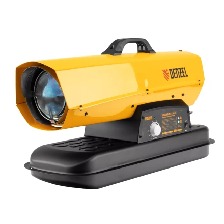 Дизельная тепловая пушка DHG-25i, 25 кВт, 600 м3/ч, прямой нагрев, термостат Denzel 96483 купить в Тюмени