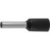 Наконечник СВЕТОЗАР штыревой, изолированный, для многожильного кабеля, черный, 1,5 мм2, 25шт 49400-15 купить в Тюмени
