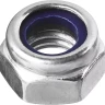 Гайка DIN 985 с нейлоновым кольцом, M5, 18 шт, кл. пр. 6, оцинкованная, ЗУБР 303586-05 купить в Тюмени