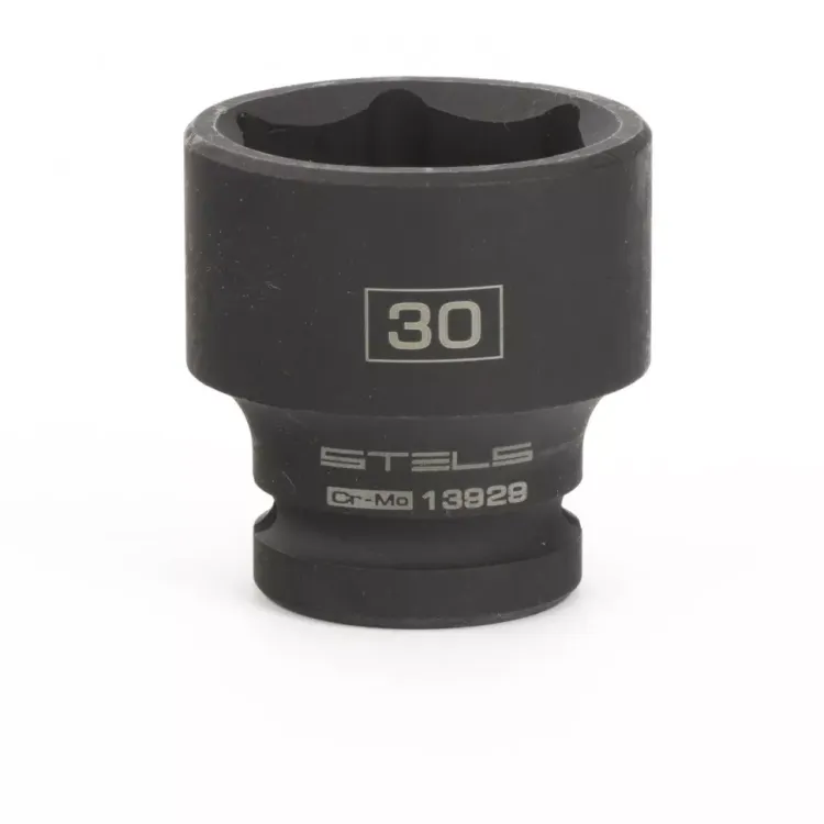 Головка ударная шестигранная 30 мм1/2" CrMo  Stels 13929 купить в Тюмени