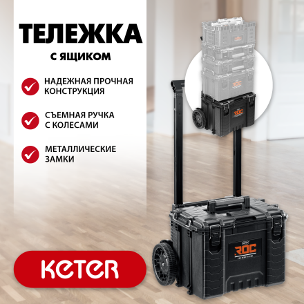 Тележка на колесах "GEAR CART", 22", KETER 38370 купить в Тюмени