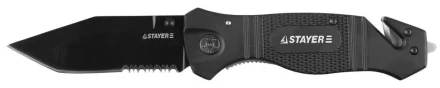 Нож STAYER &quot;PROFI&quot; складной, металлическая рукоятка, стеколобой, дополнительный резак,лезвие 85мм 47622 купить в Тюмени
