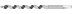 Сверло по дереву, спираль Левиса, HEX хвостовик, URAGAN 29465-235-14, d=14х235мм 29465-235-14 купить в Тюмени