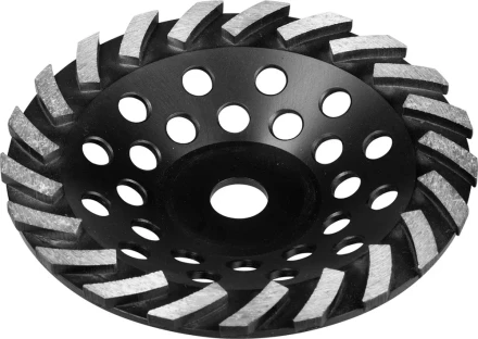 Чашка ЗУБР ТУРБО алмазная сегментная, высота 22,2мм, 180мм 33370-180 купить в Тюмени