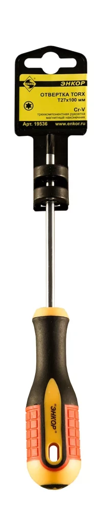 Отвертка Torx T27х100мм 19536