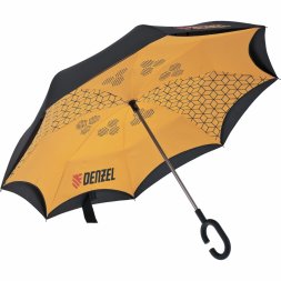 Зонт-трость обратного сложения эргономичная рукоятка с покрытием Soft Touch Denzel 69706