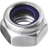 Гайка DIN 985 с нейлоновым кольцом, M6, 16 шт, кл. пр. 6, оцинкованная, ЗУБР 303586-06 купить в Тюмени