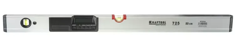 Уровень KRAFTOOL алюминиевый электронный, 2 глазка, 80см 34725-080 купить в Тюмени