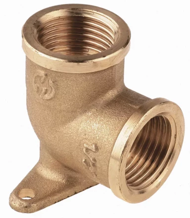 Уголок GENERAL FITTINGS с креплением к стене в двух точках, латунь, г/г, 1/2&quot; 51076-G/G-1/2 купить в Тюмени