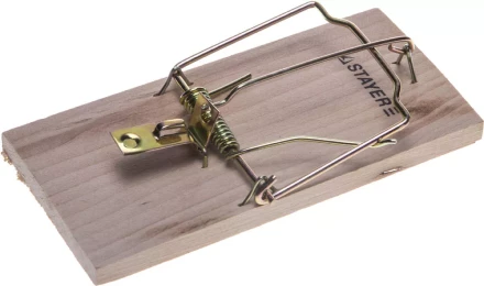 Мышеловка STAYER &quot;STANDARD&quot;, деревянное основание, средняя 40501-M купить в Тюмени