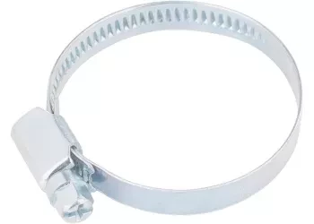 Хомуты из нержавеющей стали стандартное болтовое крепление 70-90 мм 25шт ширина 9мм ШУРУПЬ 45664 купить в Тюмени