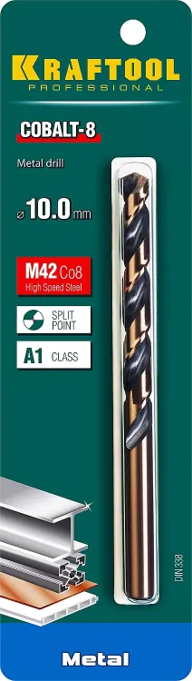 Сверло по металлу HSS-Co 29656-10 купить в Тюмени