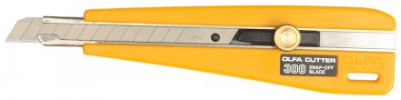 Нож OLFA с выдвижным лезвием с фиксатором, 9мм OL-300 купить в Тюмени