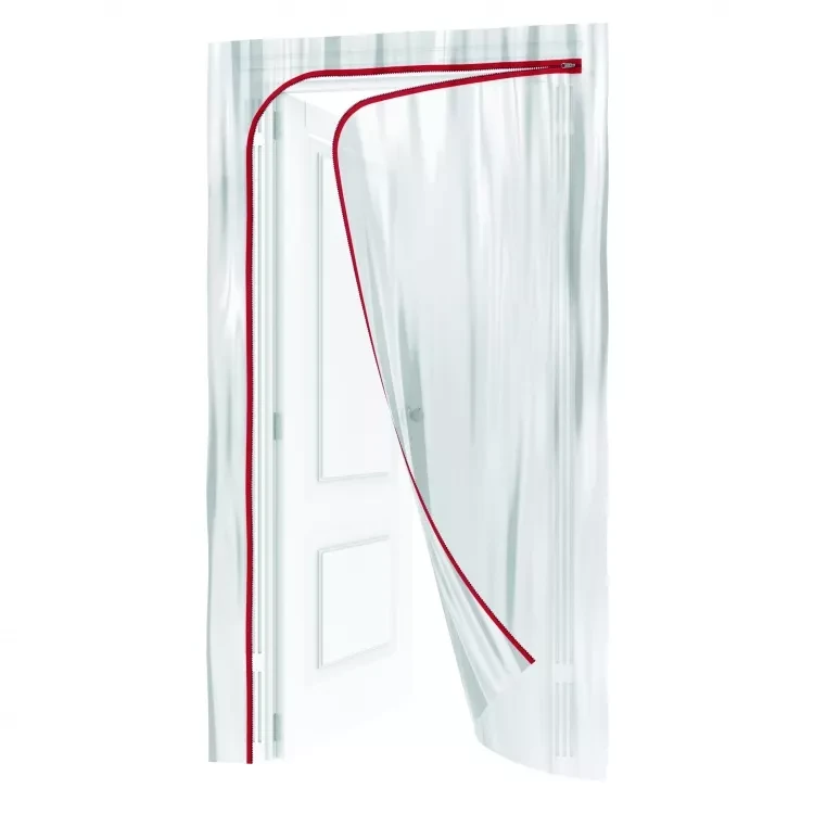Пленочная дверь на молнии типа L 220x120cm с малярной лентой 2,5смх10м Matrix 88758 купить в Тюмени