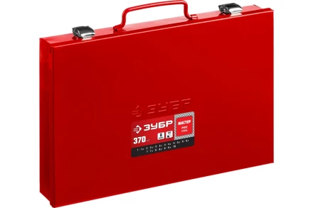 ЗУБР 370 шт, (1-10 мм), сталь Р4М2, класс В, мет.бокс, набор сверл по металлу (29605-H370) купить в Тюмени