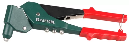 Заклепочник поворотный 360°, KRAFTOOL &quot;RX-7&quot; 31176, для заклёпок d=2,4-4,8 мм - алюминий и сталь, d=2,4-4,0 - нерж сталь, литой корпус 31176 купить в Тюмени