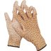Перчатки GRINDA садовые, прозрачное PU покрытие, 13 класс вязки, коричневые, размер L 11292-L купить в Тюмени