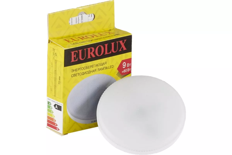 Лампа светодиодная Eurolux LL-E-TAB-9W-230-4K-GX53 76/2/75 купить в Тюмени