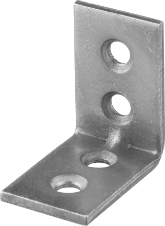 ЗУБР УМ-1.5, 25 x 25 x 17 x 1.5 мм, белый цинк, узкий мебельный уголок (31032-25) купить в Тюмени