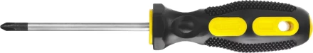 Отвертка STAYER &quot;MASTER&quot;, двухкомпонентная рукоятка, магнитный наконечник, PH2x100мм 2510-2-10_z01 купить в Тюмени