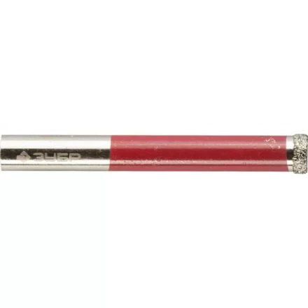 Сверло ЗУБР алмазное трубчатое по кафелю, керамике, зерно 60, 6мм 29850-06 купить в Тюмени