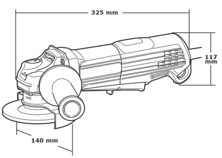 Шлифмашина угловая MAKITA GA5050R купить в Тюмени