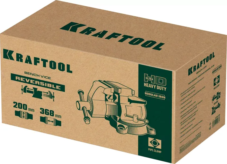 Тиски KRAFTOOL Reversible слесарные 32705-200 купить в Тюмени