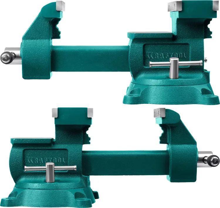 Тиски KRAFTOOL Reversible слесарные 32705-200 купить в Тюмени