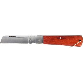 Нож складной, 200 мм, прямое лезвие, деревянная ручка  SPARTA 78998 купить в Тюмени
