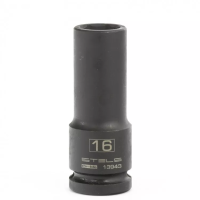 Головка ударная удлиненная шестигранная 16 мм 1/2" CrMo Stels 13943