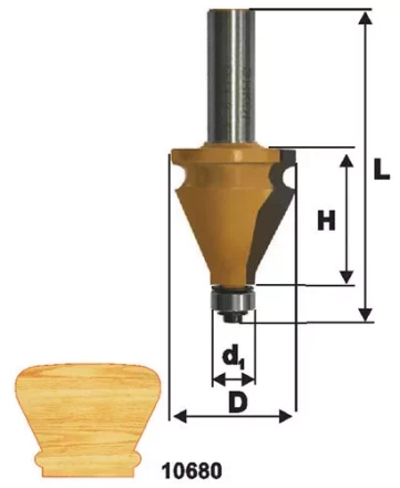 Фреза кром фигурная ф35х38мм хв 12мм 10680 купить в Тюмени