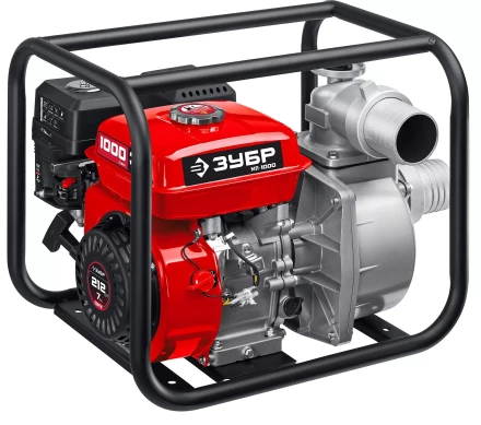 ЗУБР 1000 л/мин, мотопомпа бензиновая (МП-1000) купить в Тюмени