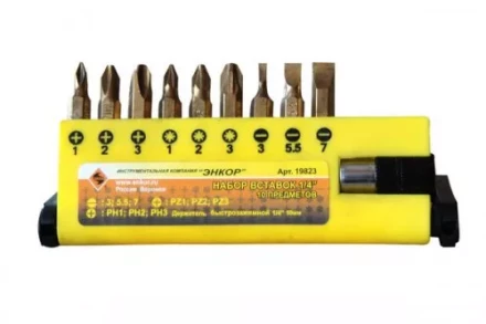 Набор вставок 1/4 10 предметов 19823 купить в Тюмени