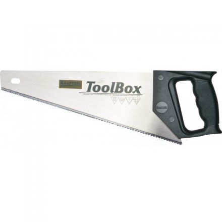 Ножовка по дереву компактная (пила) TOOLBOX 350 мм, 11/12 TPI, зуб универсальный, наклонный, KRAFTOOL 15012-35 купить в Тюмени