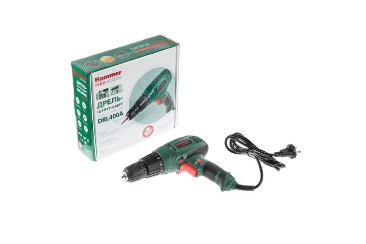 Дрель-шуруповерт HAMMER Flex DRL400A купить в Тюмени