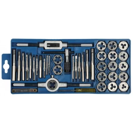 Набор ЗУБР &quot;МАСТЕР&quot; с металлореж. инструментом, метчики однопроходные и плашки М3-М12, оснастка - в пласт. боксе 40пред. 2810-H40_z01 купить в Тюмени