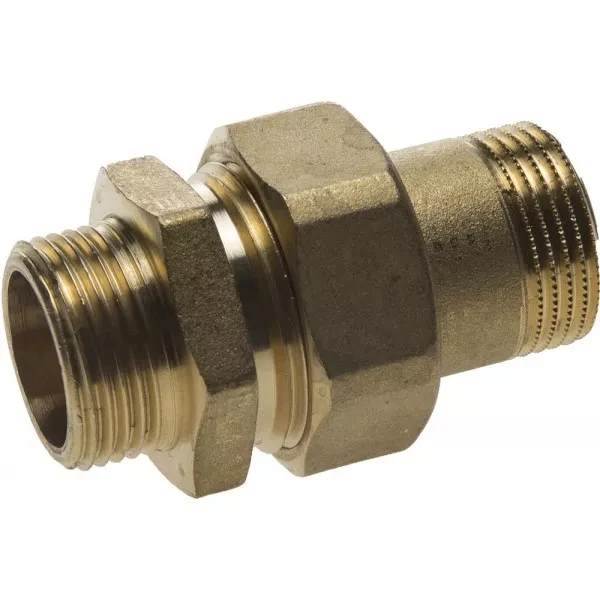 Соединитель GENERAL FITTINGS прямой с накидной гайкой, латунь, ш/ш, 3/4" 51037-S/S-3/4 купить в Тюмени