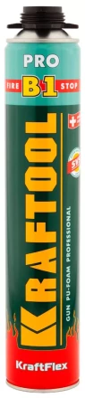 Пена &quot;PREMIUM B1&quot; профессиональная, монтажная, пистолетная, всесезонная, 750мл, KRAFTOOL 41186_z01 купить в Тюмени