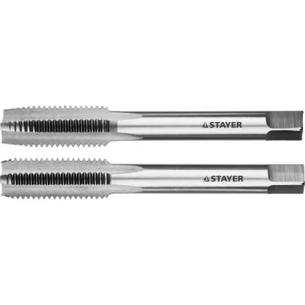 Комплект метчиков STAYER &quot;MASTER&quot;, сталь 9ХС, М12х1,75, 2 шт 28025-12-1.75-H2 купить в Тюмени