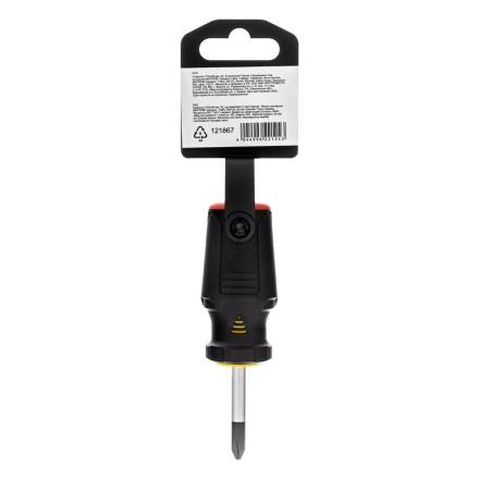 Отвертка, PH2х38 мм, S2, 3к рукоятка Denzel 121867 купить в Тюмени