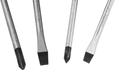 Набор STAYER &quot;MASTER&quot;: Отвертки слесарные, двухкомпонентная рукоятка, магнитный наконечник, 4шт 2513-H4_z01 купить в Тюмени