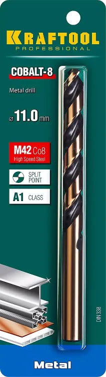 Сверло по металлу HSS-Co 29656-11 купить в Тюмени