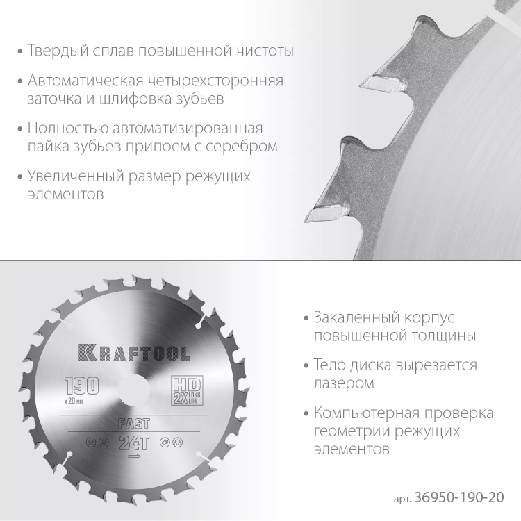 Диск пильный FAST, повышенный ресурс 36950-190-20 купить в Тюмени
