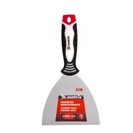 Шпательная лопатка из нержавеющей стали 120 мм трехкомпонентная ручка Matrix 85537 купить в Тюмени