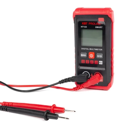 Мультиметр цифровой компактный КВТ SMART KT 123 с автоматическим выбором режимов и пределов измерений (88550) купить в Тюмени