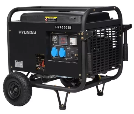 Бензогенератор Hyundai HY 7000SE + колеса купить в Тюмени