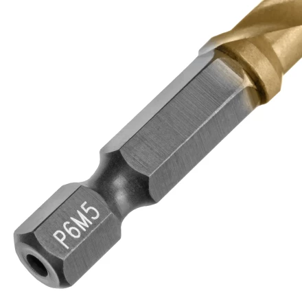 Набор сверл-метчиков, М4-М12, Р6М5 // Denzel 76781 купить в Тюмени