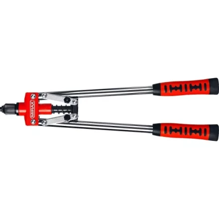 Заклепочник двуручный, MIRAX 31034, для заклёпок d=3,2 / 4,0 / 4,8 мм из алюминия и стали, литой корпус 31034_z01 купить в Тюмени